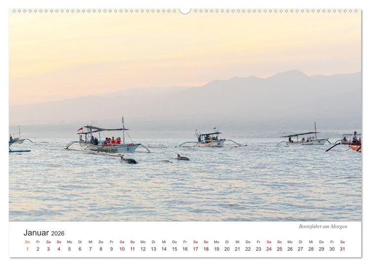 Produktbild: Impressionen einer Reise durch Bali (Wandkalender 2026 DIN A2 quer), CALVENDO Monatskalender