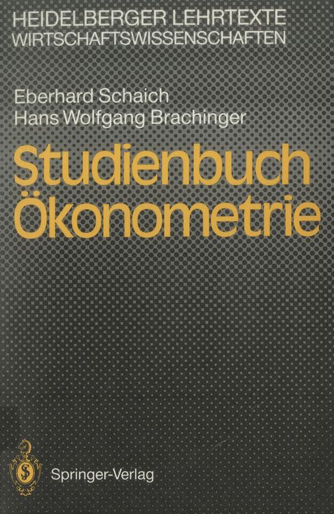 Produktbild: Studienbuch &Ouml;konometrie