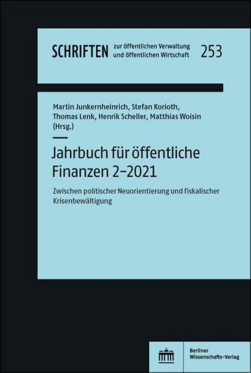 Produktbild: Jahrbuch f&uuml;r &ouml;ffentliche Finanzen (2021) 2