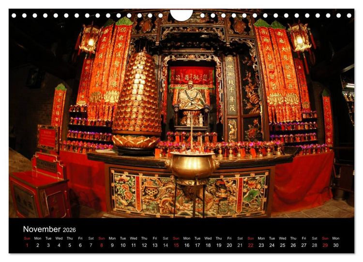 Produktbild: Monuments of Hong Kong 2026 (Wall Calendar 2026 DIN A4 landscape), CALVENDO 12 Month Wall Calendar