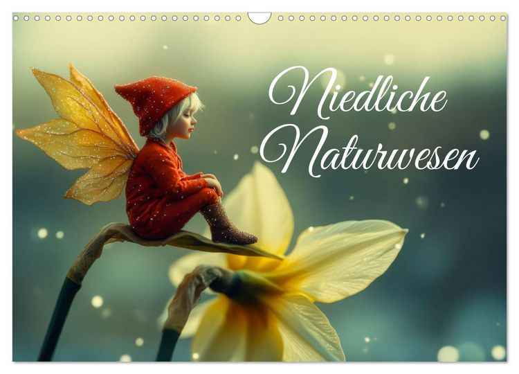 Produktbild: Niedliche Naturwesen (Wandkalender 2026 DIN A3 quer), CALVENDO Monatskalender