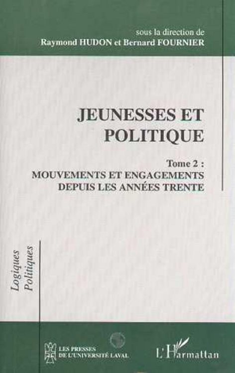 Produktbild: Jeunesses et politique