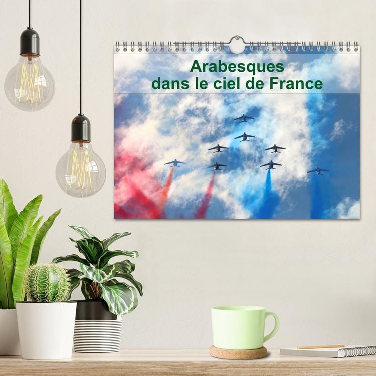 Produktbild: Arabesques dans le ciel de France (Calendrier mural 2026 DIN A4 vertical), CALVENDO calendrier mensuel