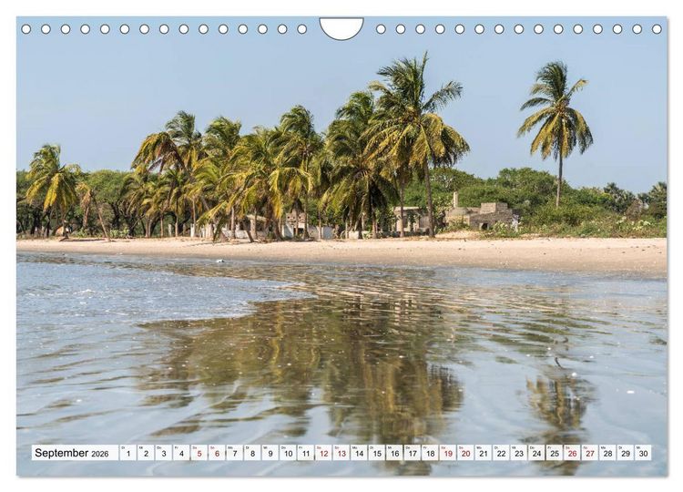Produktbild: Traumstr&auml;nde in Gambia (Wandkalender 2026 DIN A4 quer), CALVENDO Monatskalender