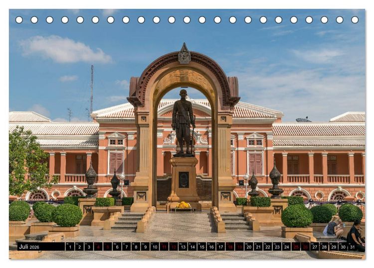 Produktbild: Bangkok - Thailand (Tischkalender 2026 DIN A5 quer), CALVENDO Monatskalender
