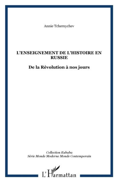 Produktbild: L'enseignement de l'histoire en Russie