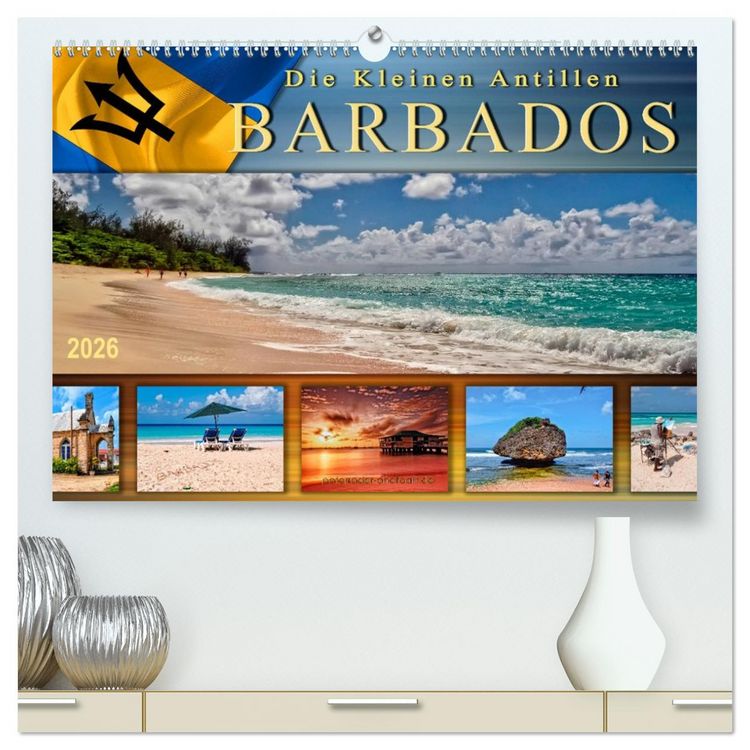 Produktbild: Die kleinen Antillen - Barbados (hochwertiger Premium Wandkalender 2026 DIN A2 quer), Kunstdruck in Hochglanz