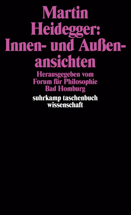 Produktbild: Martin Heidegger: Innen- und Au&szlig;enansichten