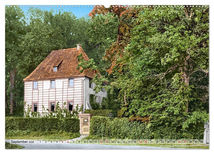 Produktbild: Th&uuml;ringen um das Jahr 1900 &ndash; Fotos neu restauriert und detailcoloriert. (Wandkalender 2026 DIN A2 quer), CALVENDO Monatskalender