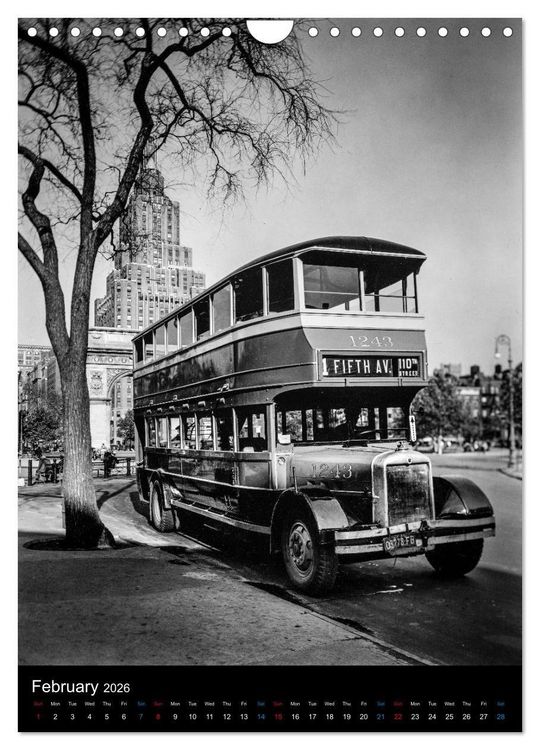 Produktbild: Historic New York 1936 (Wall Calendar 2026 DIN A4 portrait), CALVENDO 12 Month Wall Calendar