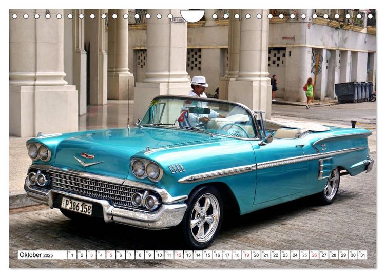 Produktbild: Impala '58 - Ein Chevy der Extraklasse (Wandkalender 2025 DIN A4 quer), CALVENDO Monatskalender