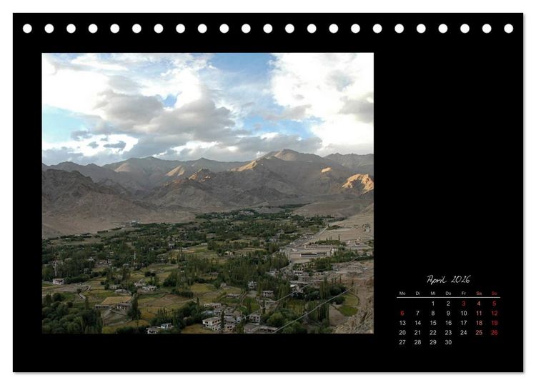 Produktbild: Ladakh, Berge und Spruchweisheiten (Tischkalender 2026 DIN A5 quer), CALVENDO Monatskalender