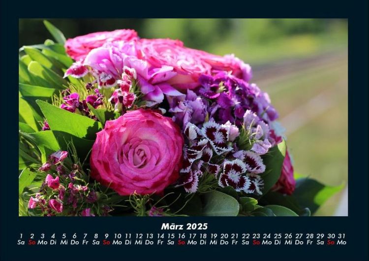 Produktbild: Blumenzauber 2025 Fotokalender DIN A4