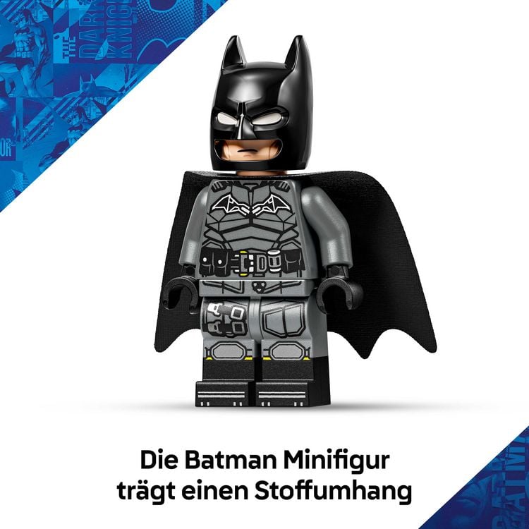 Produktbild: LEGO DC The Batman Batmobil Auto Spielzeug mit einer Minifigur 76332