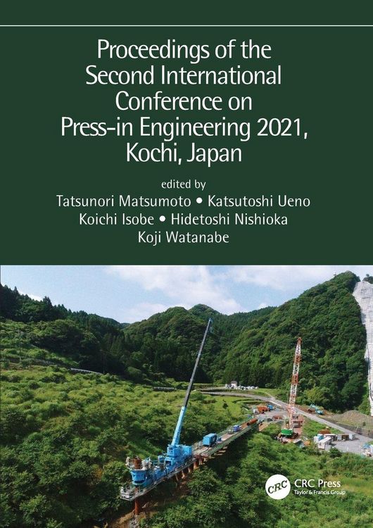 Produktbild: Proceedings of the Second International Conference on Press-in Engineering 2021, Kochi, Japan