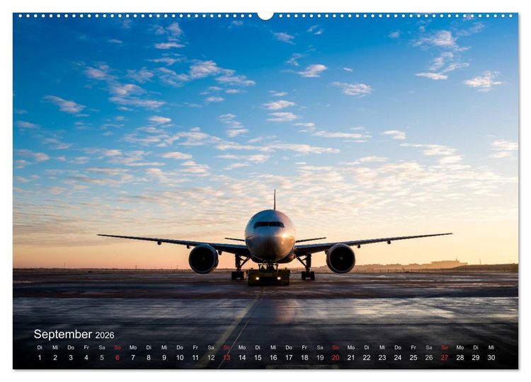 Produktbild: Boeing 777 Freighter (hochwertiger Premium Wandkalender 2026 DIN A2 quer), Kunstdruck in Hochglanz