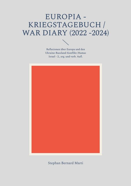 Produktbild: Europia - Kriegstagebuch / war diary 2022 -