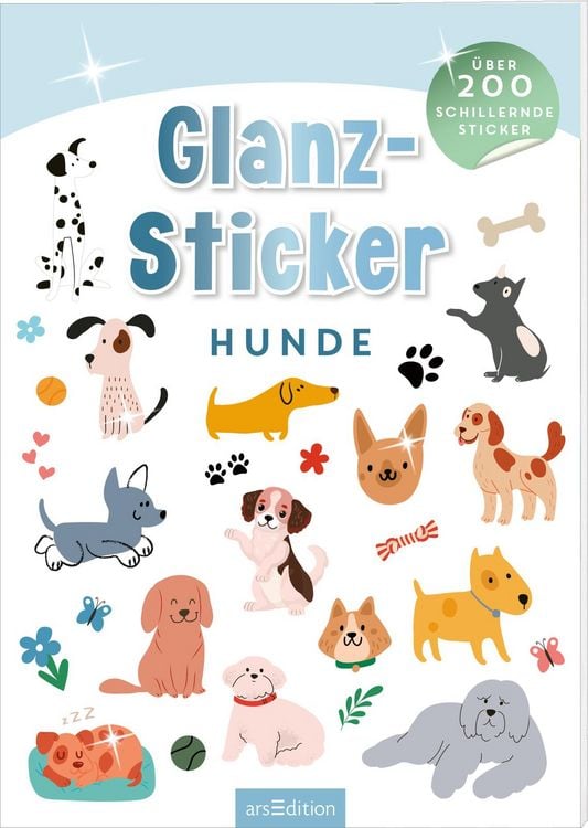 Produktbild: Glanz-Sticker &ndash; Hunde