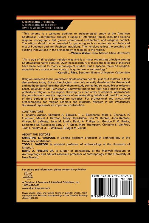 Produktbild: Religion in the Prehispanic Southwest