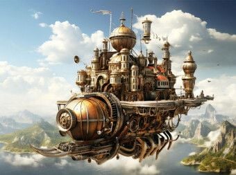 Produktbild: CALVENDO Puzzle Ein Motiv aus dem Kalender "Steampunk Domizile" | 2000 Teile Lege-Gr&ouml;&szlig;e 90x67cm Foto-Puzzle f&uuml;r gl&uuml;ckliche Stunden