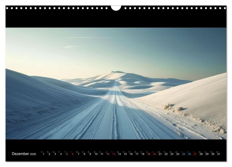Produktbild: Puristische Landschaften (Wandkalender 2026 DIN A3 quer), CALVENDO Monatskalender