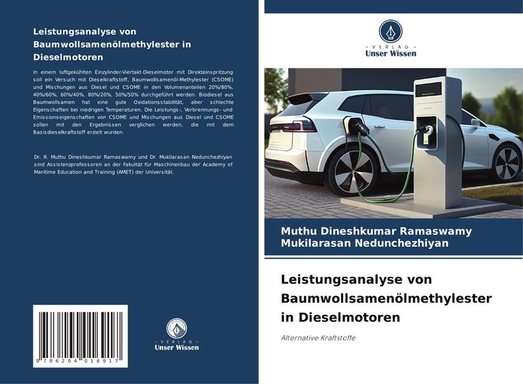 Produktbild: Leistungsanalyse von Baumwollsamen&ouml;lmethylester in Dieselmotoren