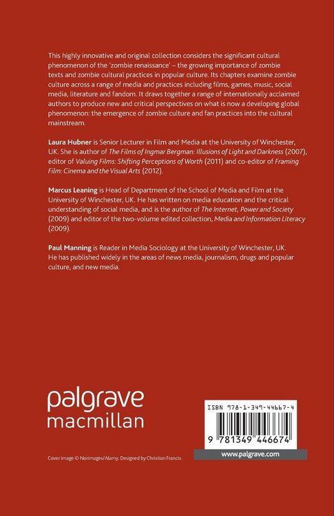 Produktbild: The Zombie Renaissance in Popular Culture