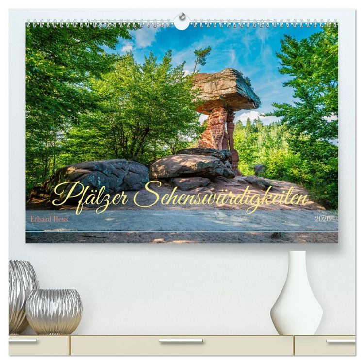 Produktbild: Pf&auml;lzer Sehensw&uuml;rdigkeiten (hochwertiger Premium Wandkalender 2026 DIN A2 quer), Kunstdruck in Hochglanz