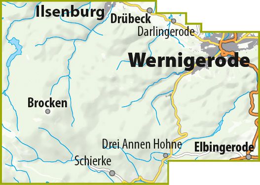 Produktbild: MTB Trail-Karte Harz: Wernigerode - Ilsenburg - Schierke - Brocken