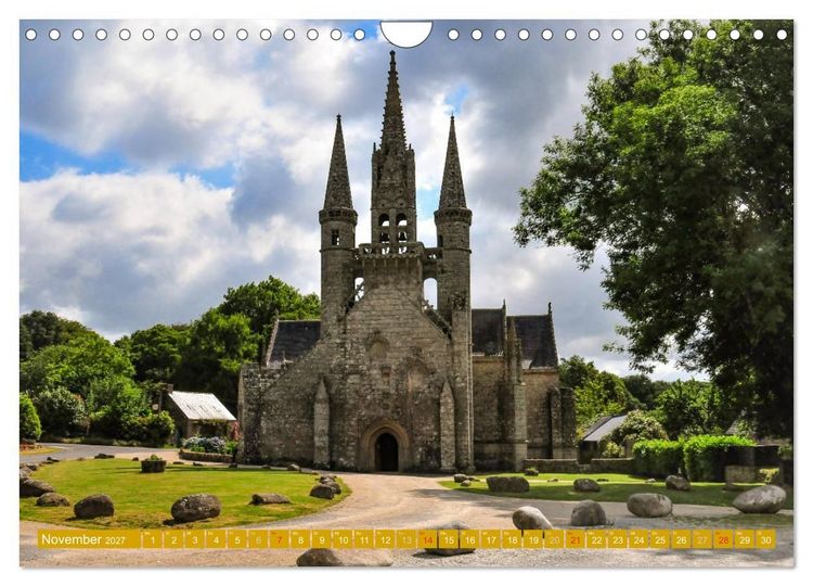 Produktbild: Frankreichs Westen &ndash; Normandie und Bretagne (Wandkalender 2027 DIN A4 quer), CALVENDO Monatskalender