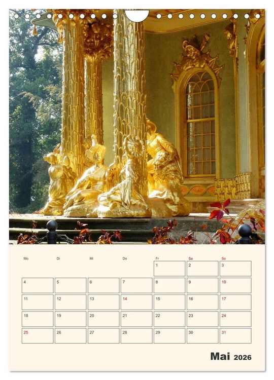 Produktbild: Park Sanssouci und Park Babelsberg (Wandkalender 2026 DIN A4 hoch), CALVENDO Monatskalender