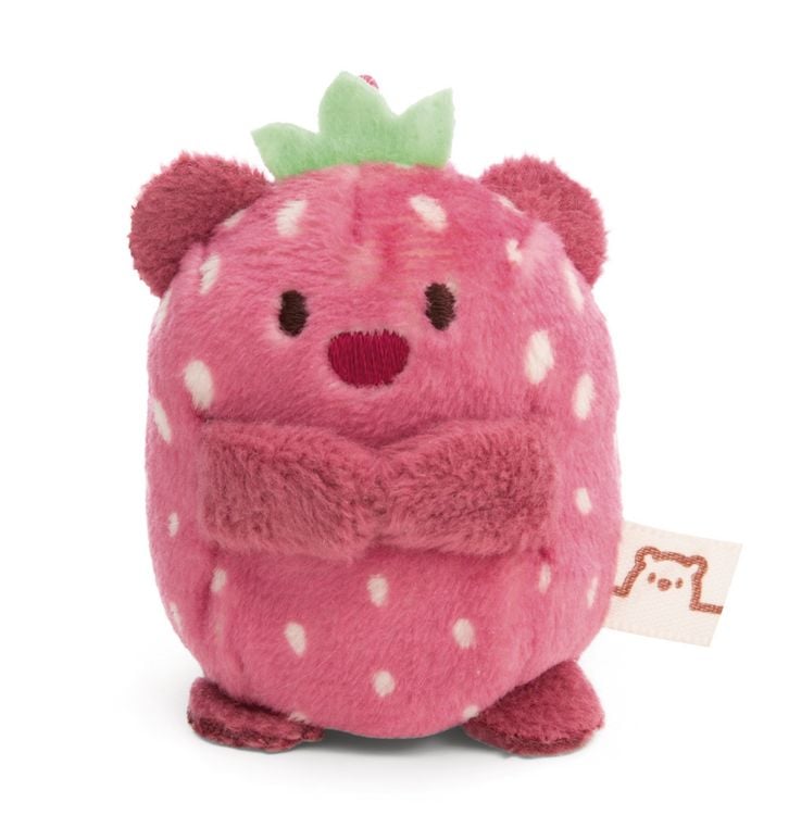 Produktbild: Kuscheltier B&auml;r Nomo Erdbeere 5cm an Header Karte