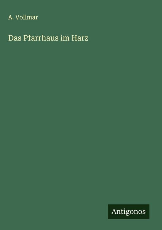 Produktbild: Das Pfarrhaus im Harz