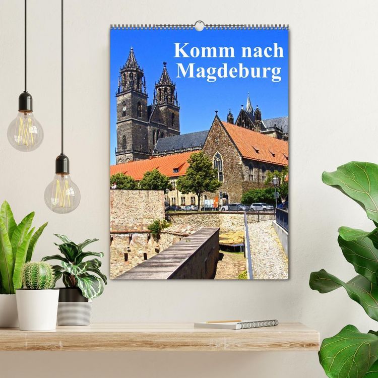 Produktbild: Komm nach Magdeburg (Wandkalender 2026 DIN A2 hoch), CALVENDO Monatskalender