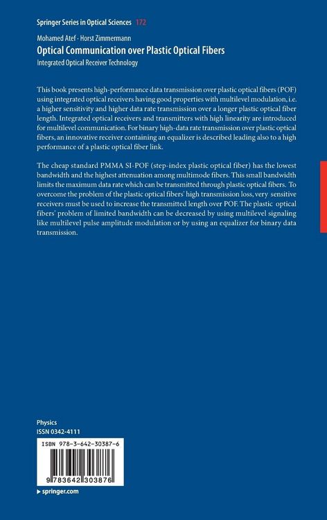 Produktbild: Optical Communication over Plastic Optical Fibers