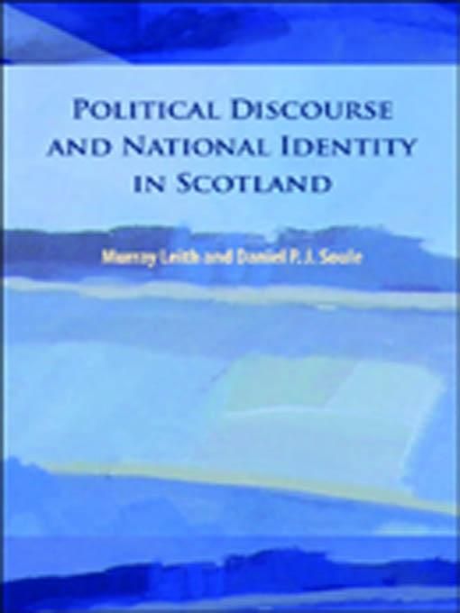 Produktbild: Political Discourse and National Identity in Scotland