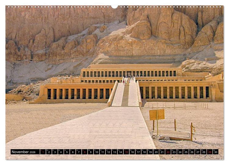 Produktbild: Zwischen Luxor und Qena - antikes &Auml;gypten am Nil (Wandkalender 2026 DIN A2 quer), CALVENDO Monatskalender