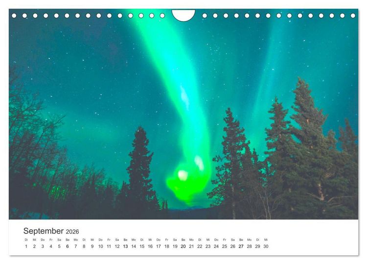 Produktbild: Nordlichter - ein beeindruckendes Schauspiel. (Wandkalender 2026 DIN A4 quer), CALVENDO Monatskalender