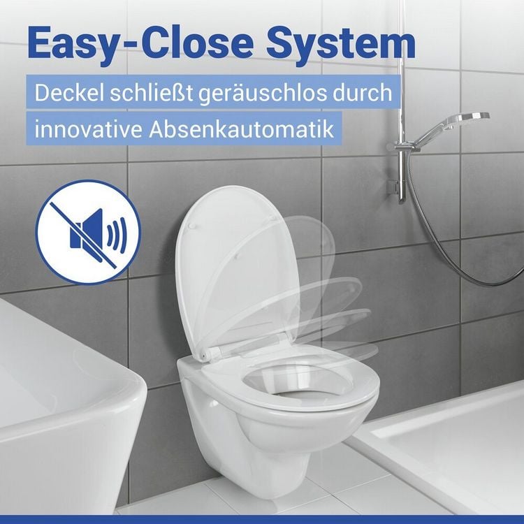 Produktbild: WC-Sitz Mod. Agen, Toilettensitz mit Absenkautomatik und Relief-Druck