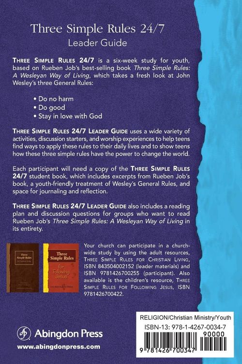 Produktbild: Three Simple Rules 24/7 Leader Guide