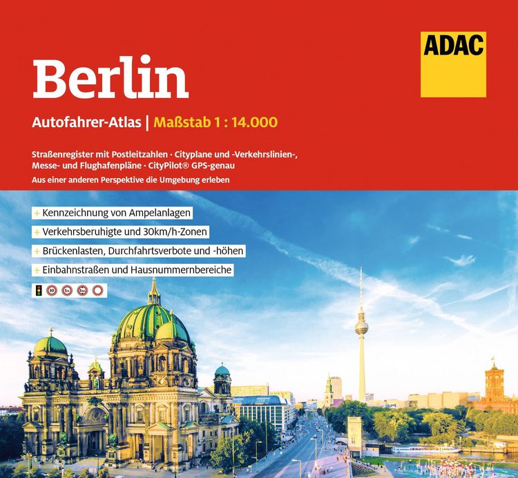 Produktbild: ADAC Autofahreratlas Berlin 1:14.000