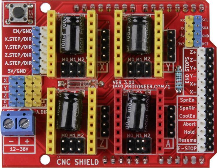 Produktbild: Joy-it Controllerboard CNC f&uuml;r Arduino Uno Motortreiber
