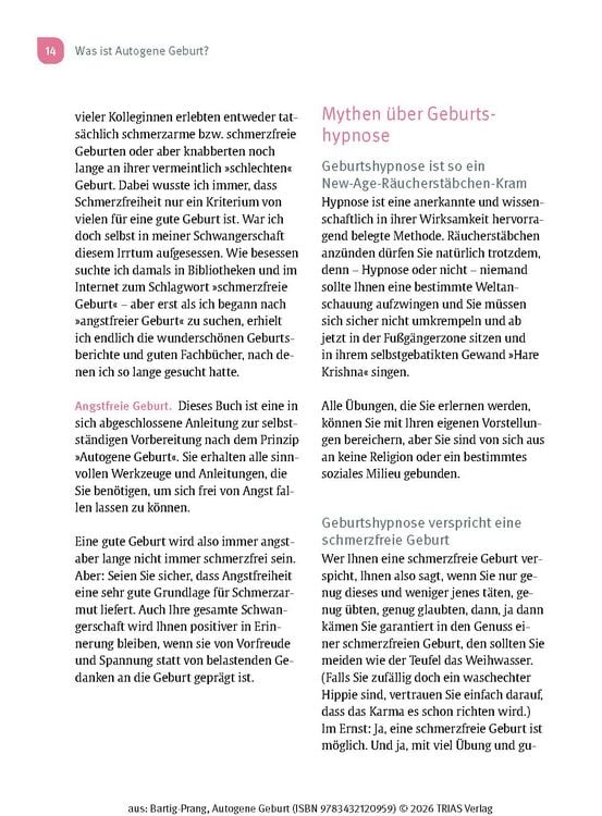 Produktbild: Autogene Geburt