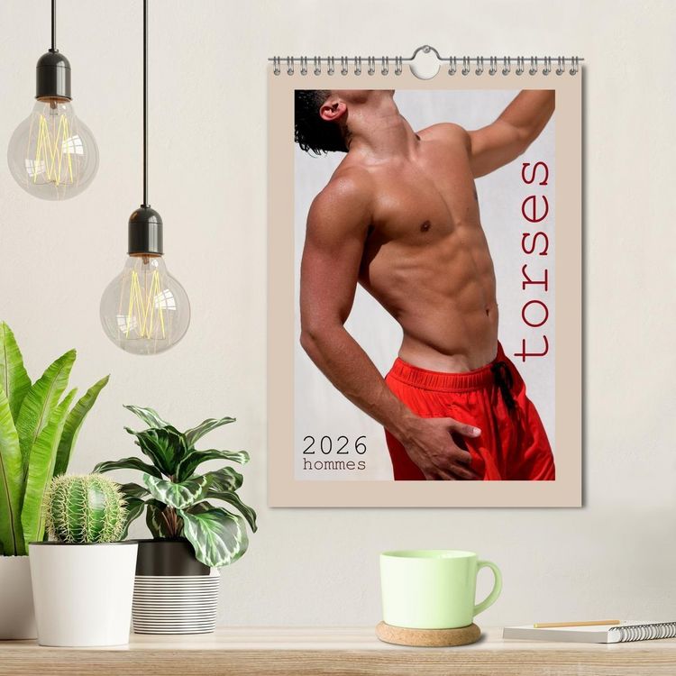 Produktbild: Torses - Hommes (Calendrier mural 2026 DIN A4 horizontal), CALVENDO calendrier mensuel