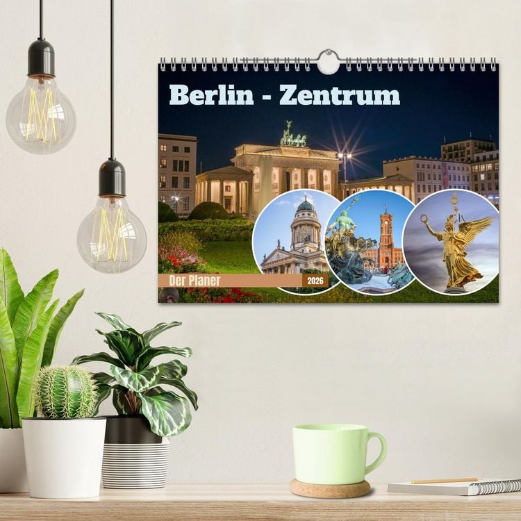 Produktbild: Berlin-Zentrum - Der Planer (Wandkalender 2026 DIN A4 quer), CALVENDO Monatskalender