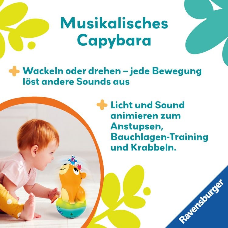 Produktbild: Ravensburger 4874 - play+ Musikalischer Stehauf-Kreisel