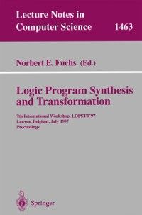 Produktbild: Logic Program Synthesis and Transformation