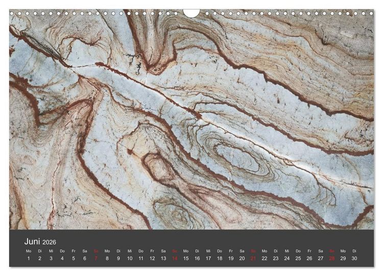 Produktbild: Stein, Kunst der Natur (Wandkalender 2026 DIN A3 quer), CALVENDO Monatskalender