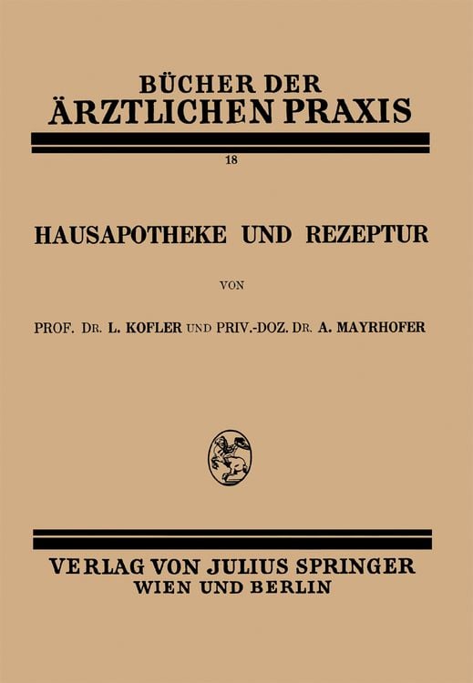 Produktbild: Hausapotheke und Rezeptur