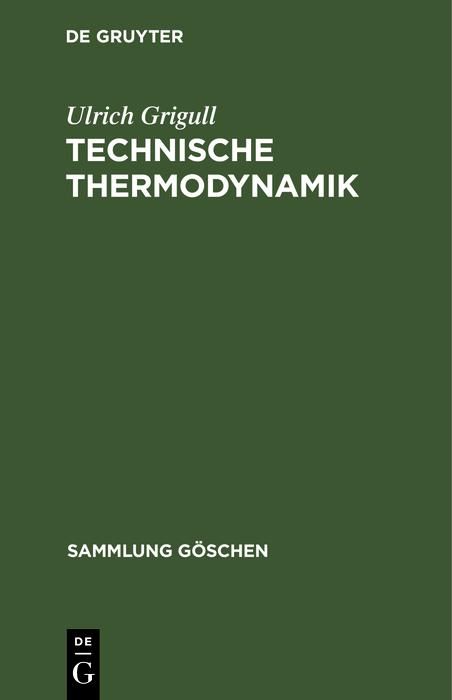 Produktbild: Technische Thermodynamik